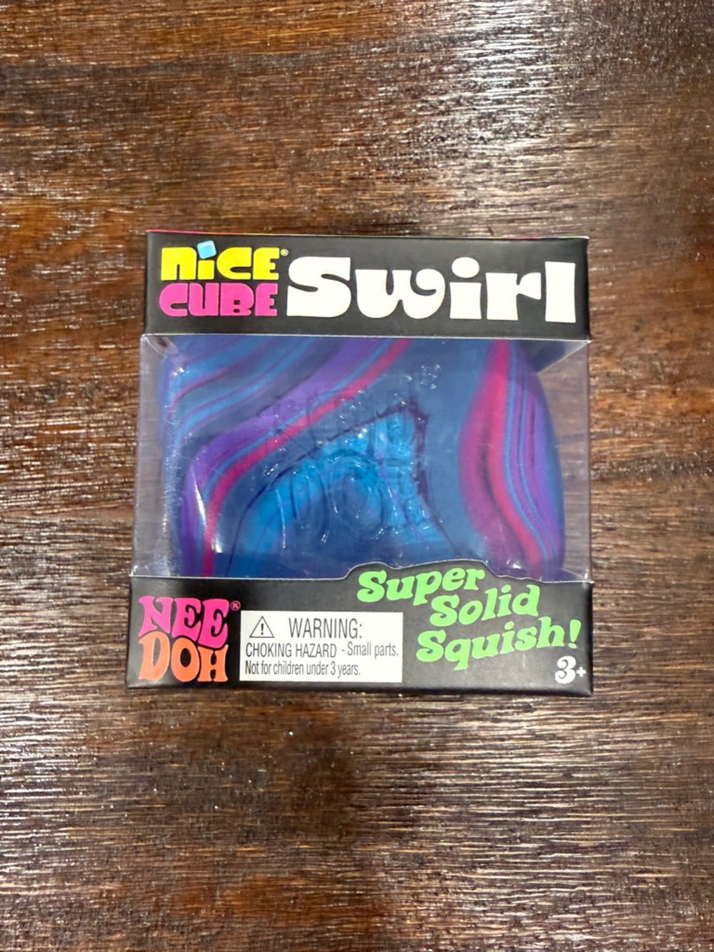 NWT Nice CUBE Swirl Needoh Purple, Pink and Blue